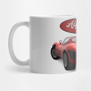 Alfa Romeo 33 stradale Red Back Mug